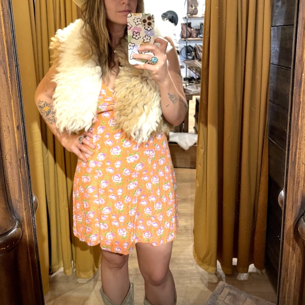 Vintage Betsy Johnson floral minidress